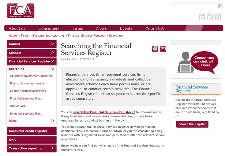 Fca regulated forex brokers list